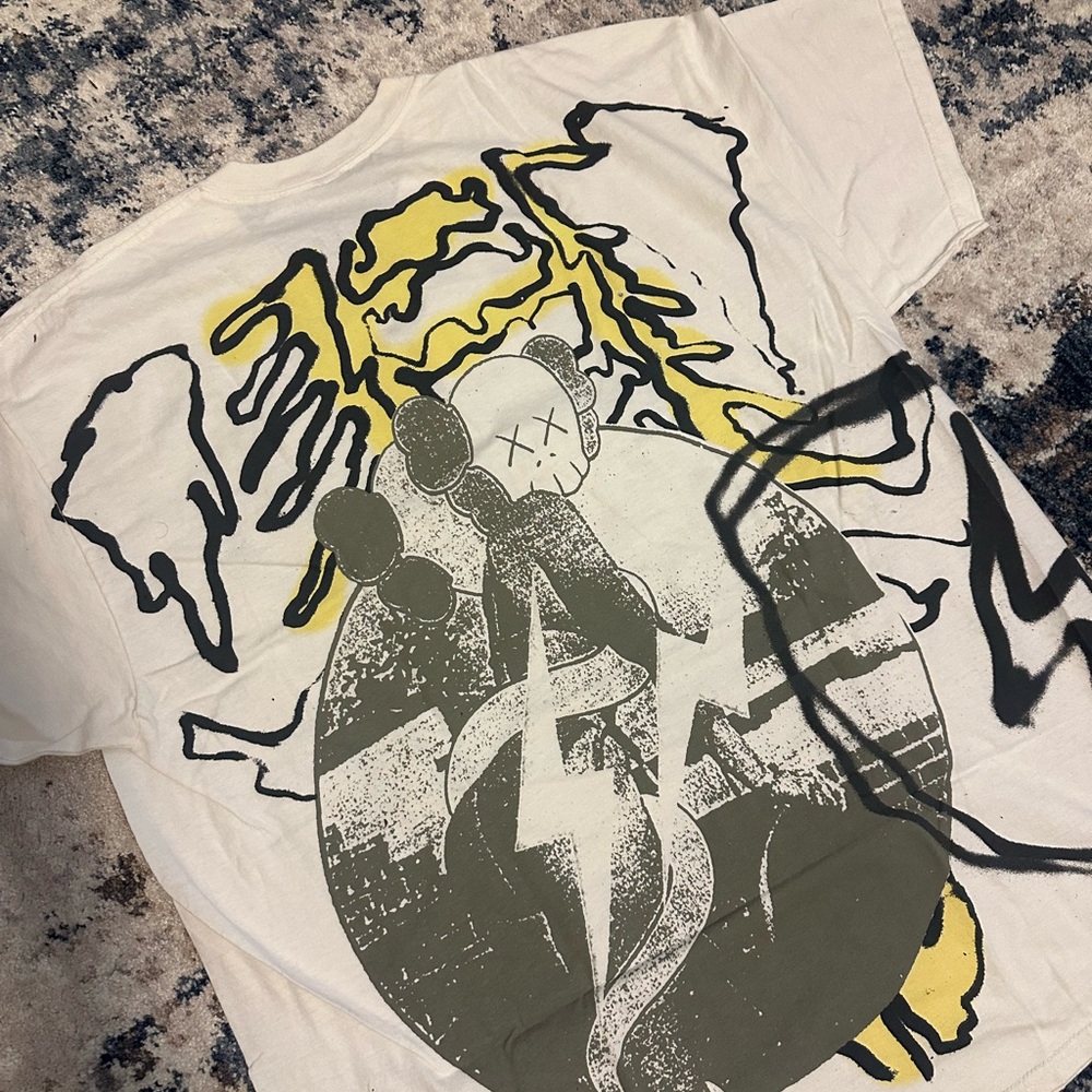 Brand new Travis Scott Cactus Jack + Kaws For Fragment Tee